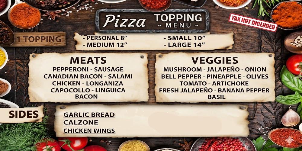 A'z Pizza Menu image 3